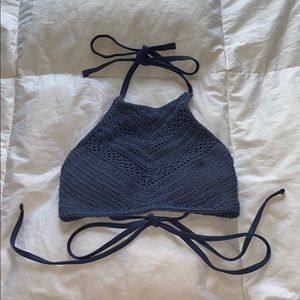 TARGET crochet halter bikini top